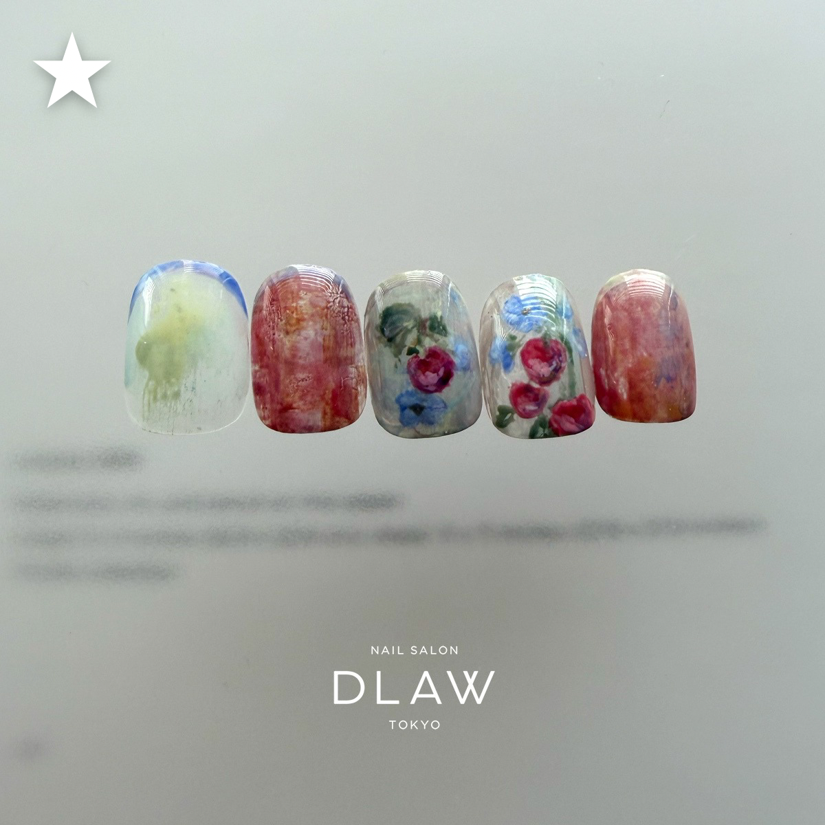 DLAW nail【ドロウ ネイル】原宿・表参道にある、有名タレント・モデル